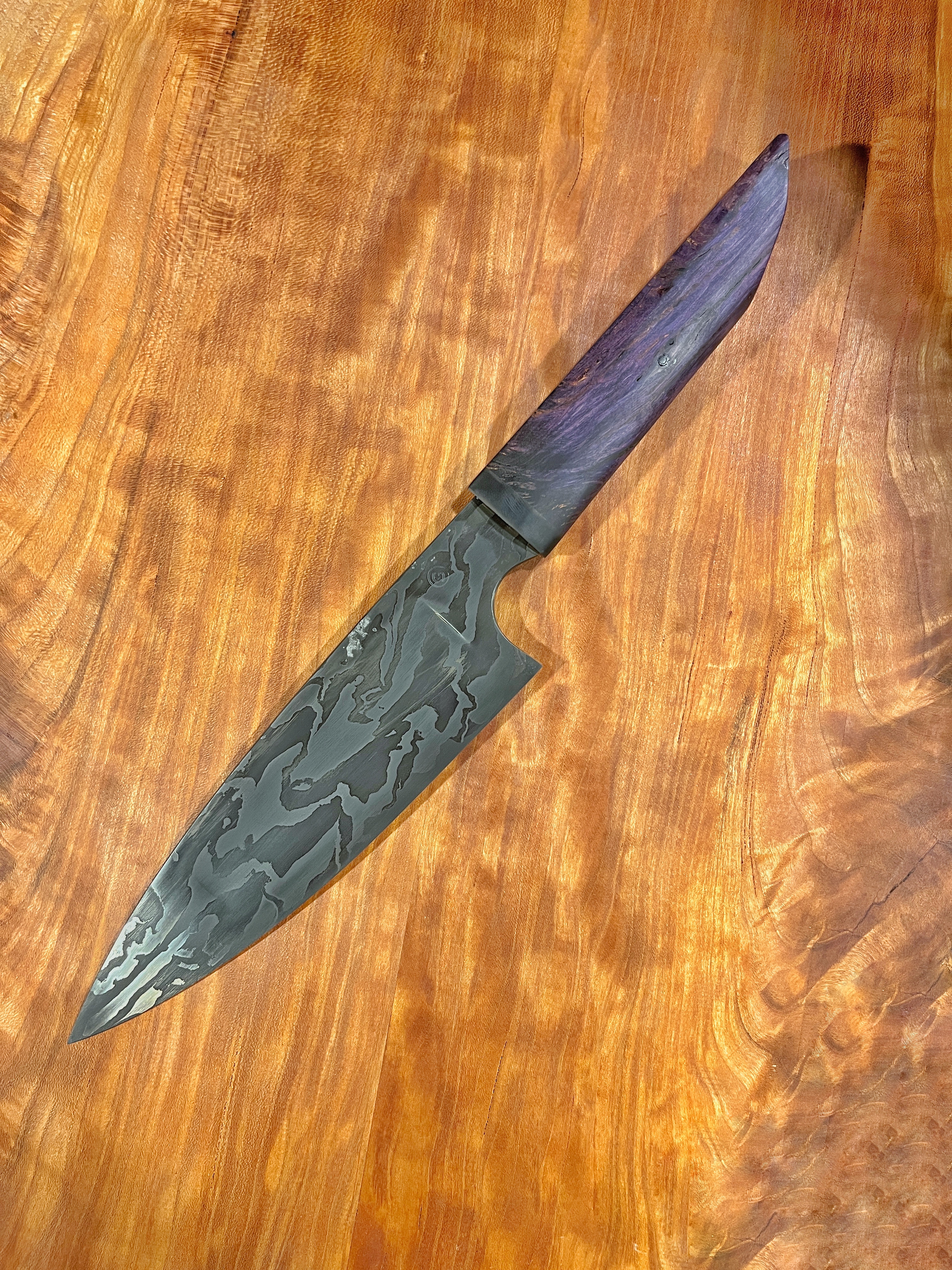 Mosaic Damascus Chef's Knife