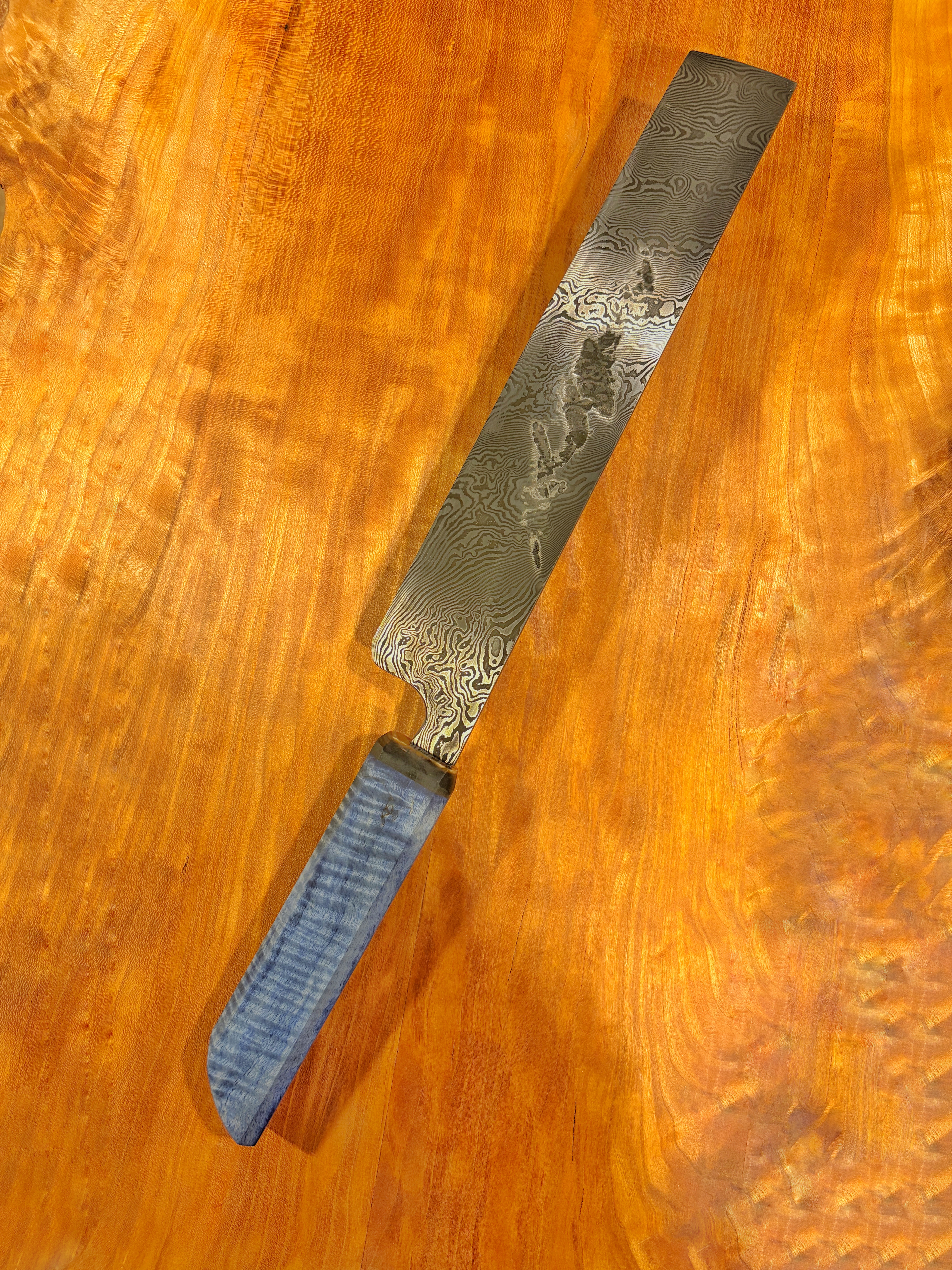 Damascus Nakiri — view 2